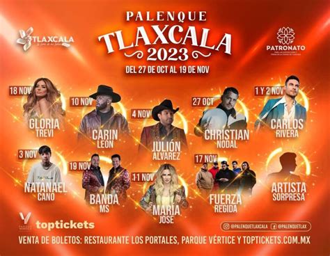 palenque tlaxcala 2023 - leo 2023 reparto